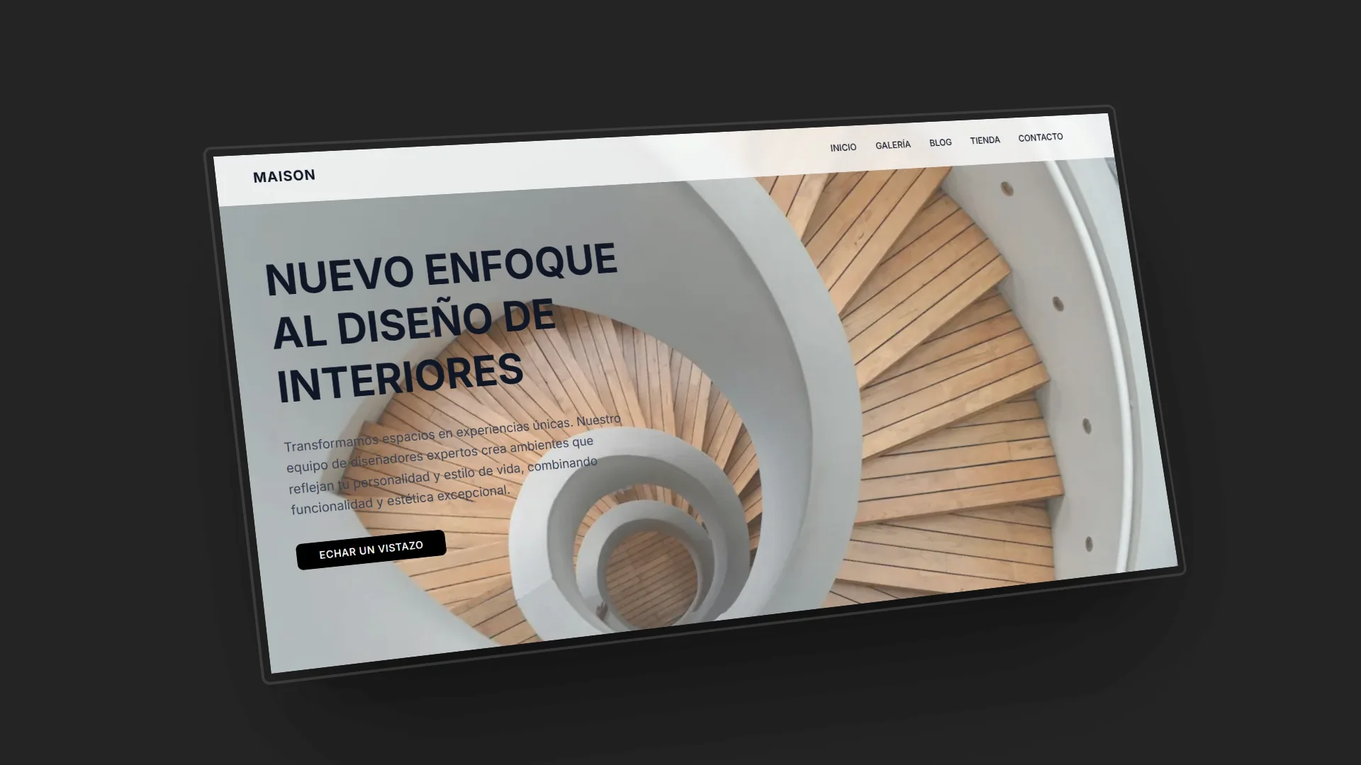 Sitio web de arquitectura